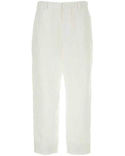 prada white trousers|prada trousers men.